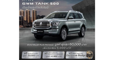 จองสิทธิ์เป็นเจ้าของ ALL NEW GWM TANK 500 HEV ได้แล้ววันนี้ พร้อมรับข้อเสนอพิเศษ Value Plus มูลค่าสูงสุด 60,000 บาท