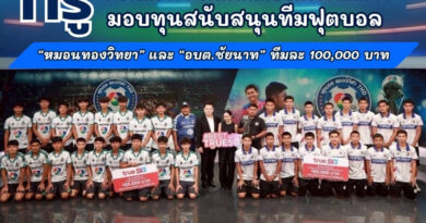 ทรู ชื่นชมเยาวชนไทยต้นแบบหัวใจนักกีฬา มอบทุนสนับสนุนทีมฟุตบอล “หมอนทองวิทยา” และ “อบต.ชัยนาท” ทีมละ 100,000 บาท