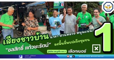 🔴เสียงชาวบ้านนาคาสวนหลวงหนุนแน่น! “ชลสิทธิ แก้วยะรัตน์” พรรคกล้าธรรม เบอร์ 1 เขต 2 ลงพื้นที่พบปะถึงชุมชน