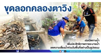 ” ขุดลอกคลองตาวิง ” เร่งเปิดทางน้ำ เพิ่มประสิทธิภาพการระบายน้ำ ลดความเสี่ยงน้ำท่วมในพื้นที่อย่างเป็นรูปธรรม